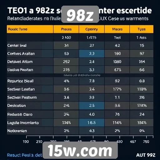 Comparativo entre 98z e concorrentes no mercado